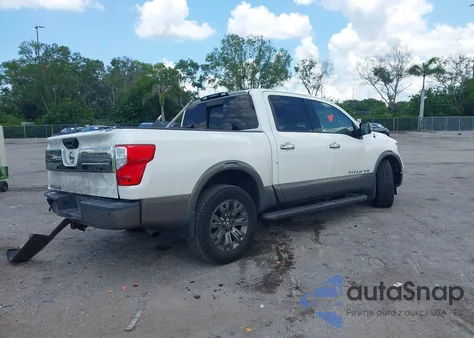 2018 Nissan Titan Platinum Reserve из США, поврежденный, VIN 1N6AA1E69JN549461